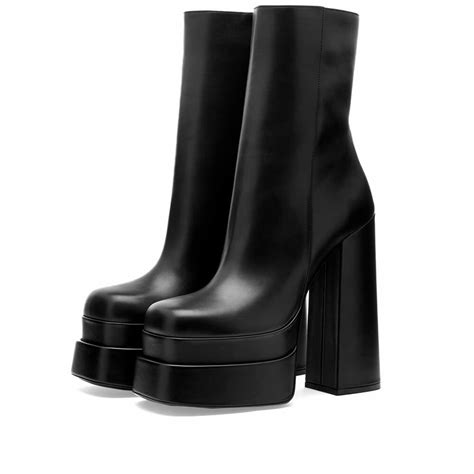 versace platform boot|versace platform heel boots.